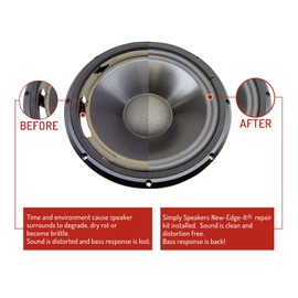 Simply Speakers Speaker Repair Kit Compatible with Infinity RS-5000 Woofer and Midrange FSK-INF5000C