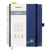 POPRUN Spiral Bullet Lined Journal Notebook, [B5 Size] - 120