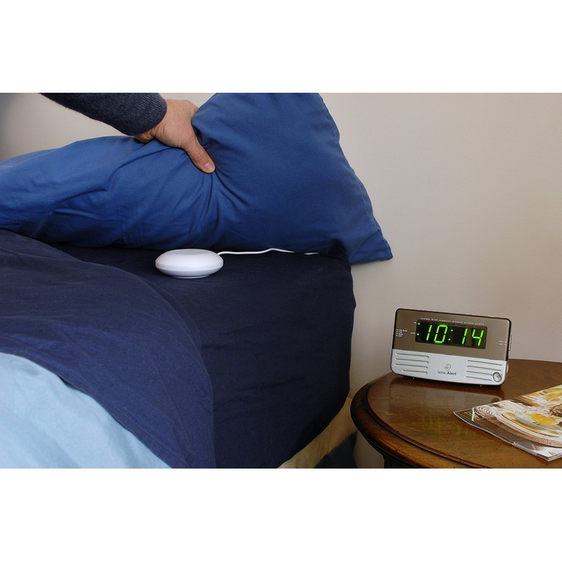 Sonic Alert Extra Loud Dual Alarm Clock with Super Shaker