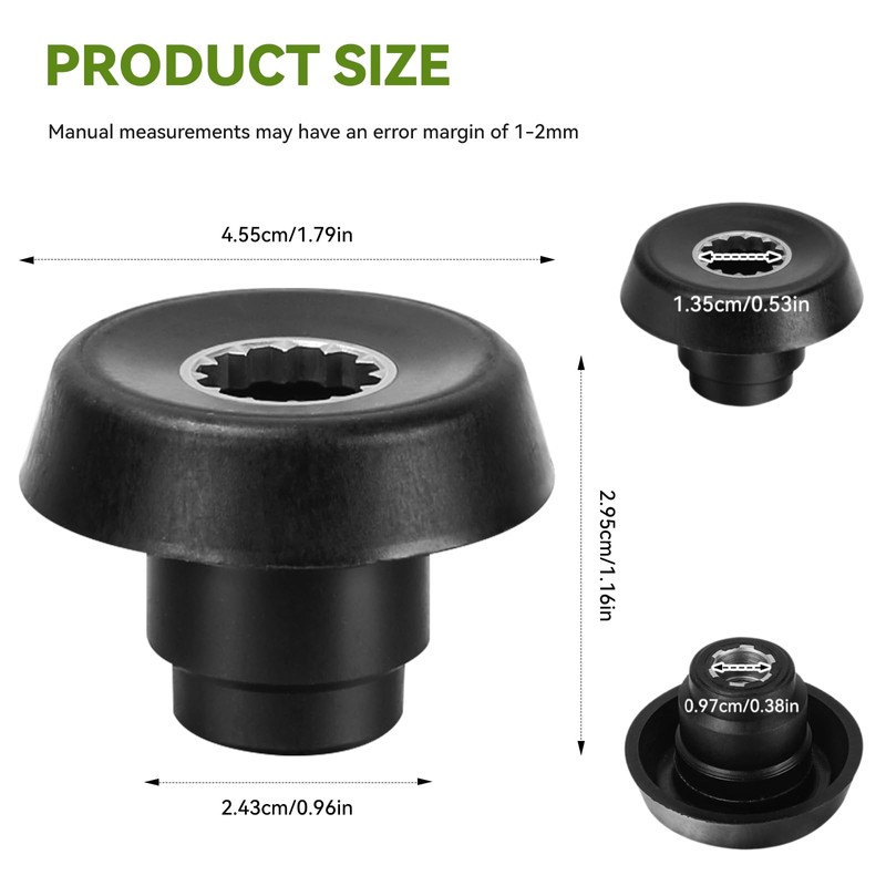 028538 Blender Drive Coupling, Compatible with Waring Xtreme Series MX1000,