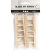 Ladder, size 10x3,5 cm, pine, 6 pcs