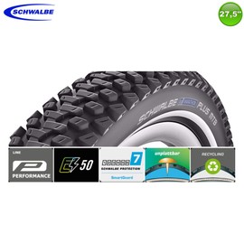 2 x Schwalbe Marathon Plus MTB Bicycle Cover 27.5 x 2.25 57-584 + 2 Inner Tubes SV19