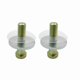 UINIEBOOM Door Jamb Striker Bolt Set, 2Pcs Hex Style Strikers w/Clear Washers Compatible with Chevy/with Buick/with Pontiac/with Oldsmobile,15013147