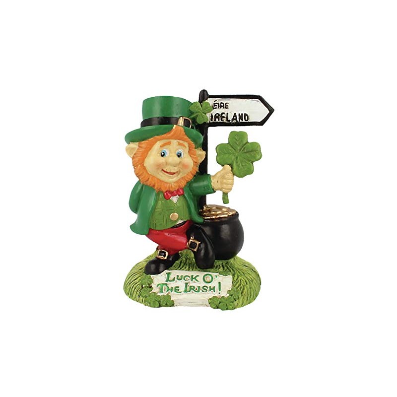 McMurfy Luck O' The Irish Gold Pot Street Sign Ornament