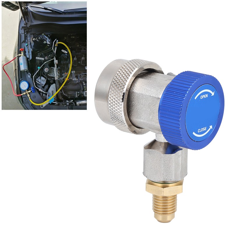 R134A Low Pressure Quick Coupler Adapter AC Manifold Gauge Extractor