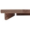 WooDeeDoo Wooden Corner Shelf 22 x 22 cm | Natural