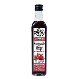 ORGANIC Raspberry & Pomegranate Vinegar Combo (2-Pack) - De La Rosa 16.9oz - 100% Pure, Raw & Unfiltered | Vegan, Gluten-Free, Kosher | Great for salads, dressings, marinades and more!