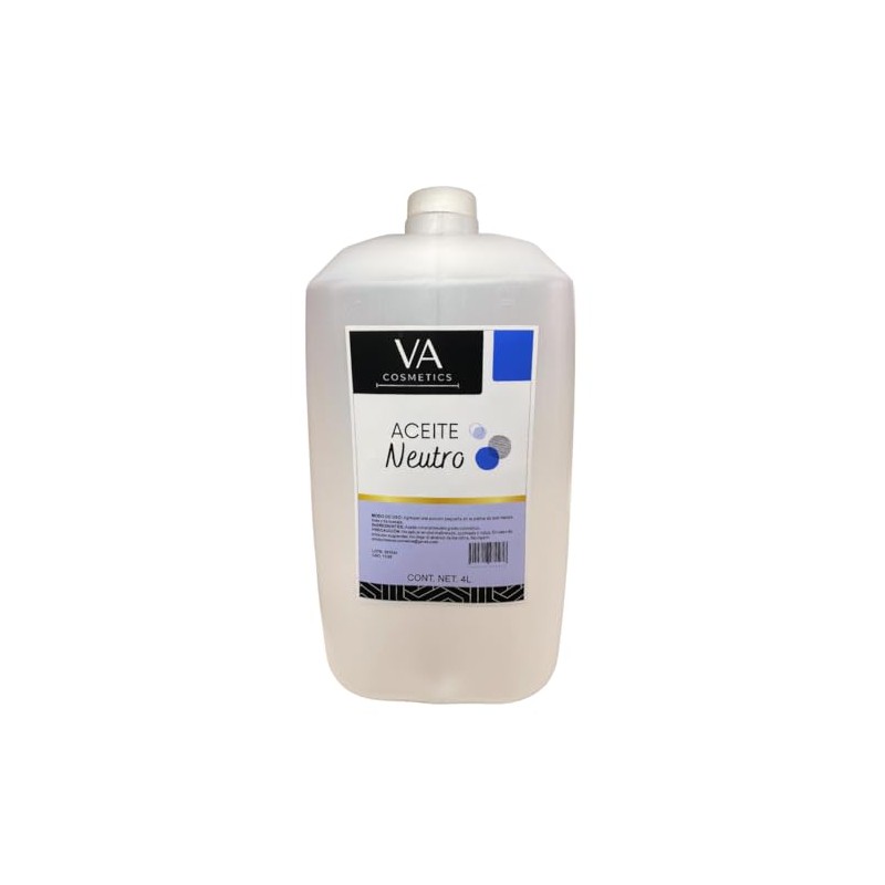 Aceite Masajes Neutro Corporal Spa Profesional 4 Litros VA