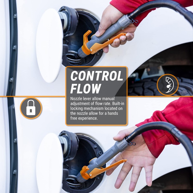 TERA PUMP Liquid-Fuel Transfer Siphon - Electric or DC Inverter