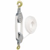 Manual Rope Pulley Hoist for Equipment Lifting – 270° Rotating