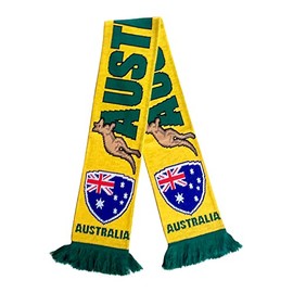 Australia Scarf | Soccer Fan Scarf | Premium Acrylic Knit