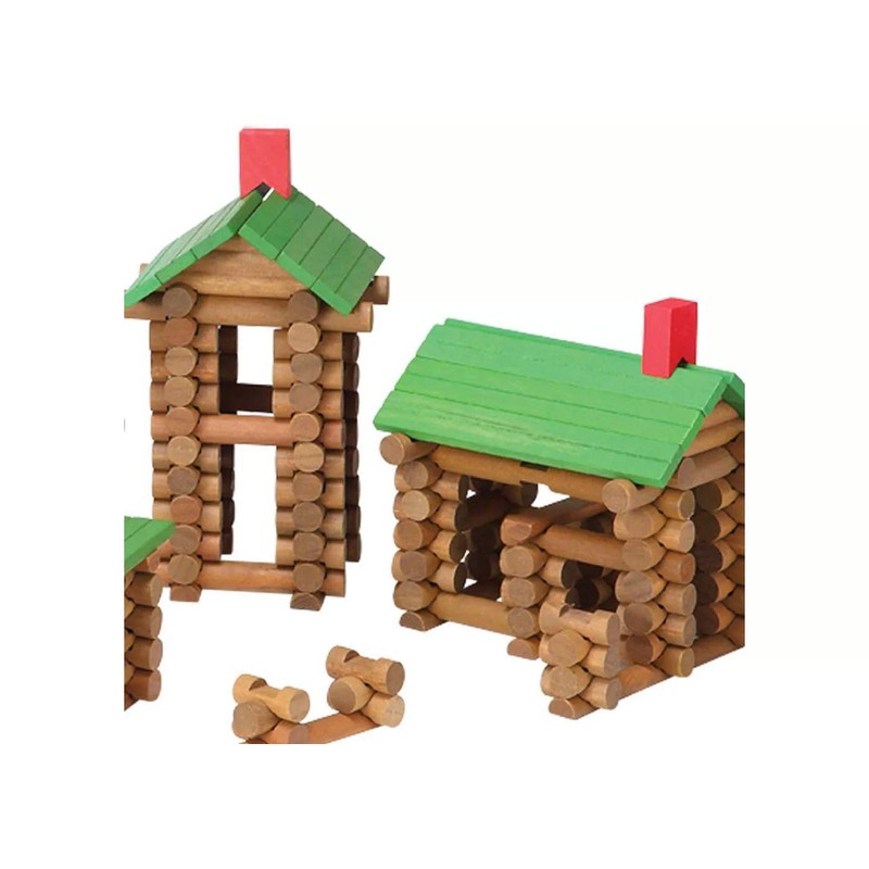 Tumble Tree Timbers Wood Building Set – 450 Pieces. Build