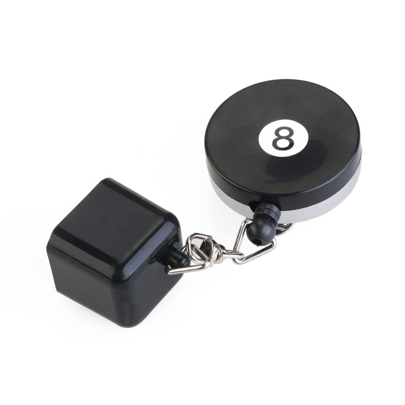 SUPVOX 6pcs Retractable Chalk Holder for Snooker and Billiards Black