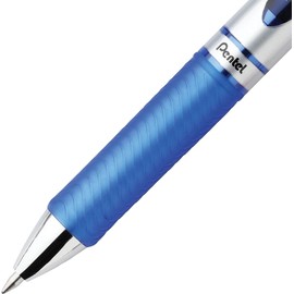 Pentel BL77C EnerGel RTX Retractable Liquid Gel Pen.7mm, Black/Gray Barrel, Blue Ink