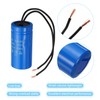 PATIKIL CD60 Run Capacitor 75uF 250VAC 2 Wire 50/60Hz Motor