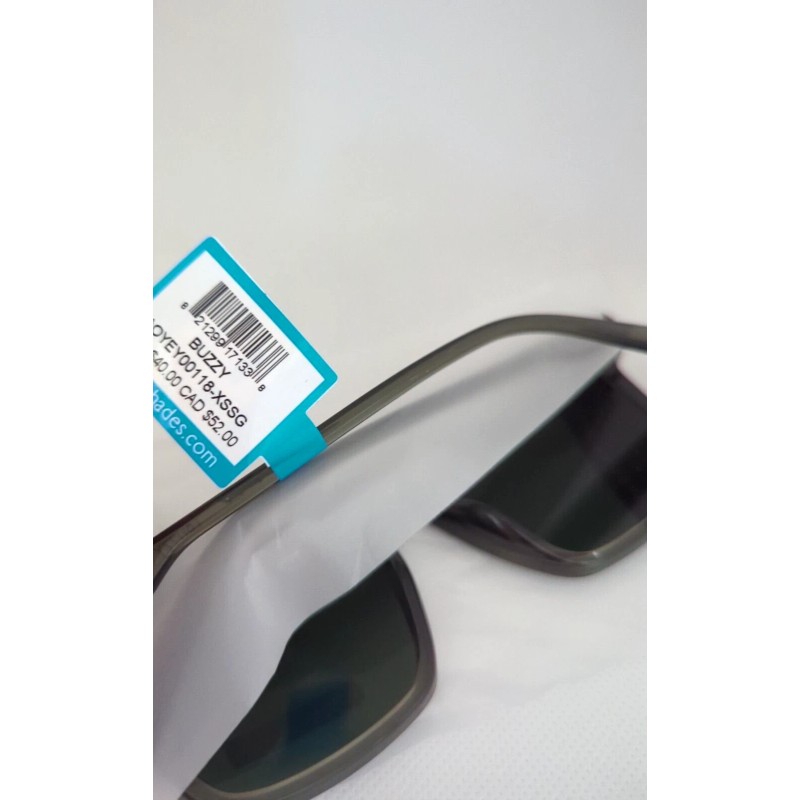 Dot Dash Buzzy Unisex Sunglasses - Clear Smoke Grey