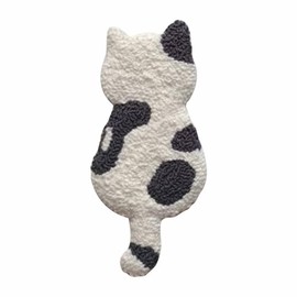 Cat Punch Needle Embroidery Kit for Beginners with Yarns Embroidery Hoop Instruction, Punch Needle Coaster Kit Tufted Rug Pads