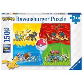 Ravensburger Kinderpuzzle 10035 - Pokémon Typen - 150 Teile XXL Pokémon Puzzle für Kinder ab 7 Jahren