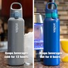 Vapur Chill Insulated BPA-Free reusable bottle with Lockable lid and