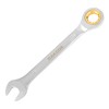DAKCOS Fixed Head Ratchet Spanner 18mm Ratcheting Combination Wrench Chrome