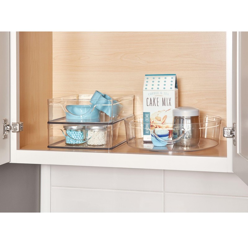iDesign Recycled Plastic Cabinet and Pantry Storage Bin with Integrated