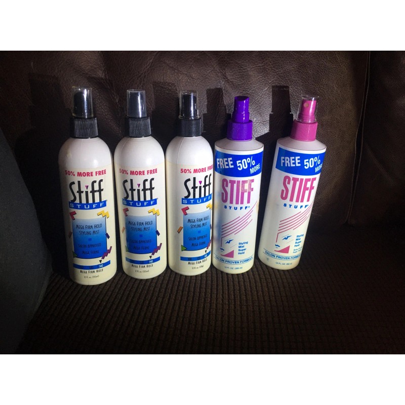 Stiff Stuff New Hair Spray Stiff Stuff STYLING MIST Super