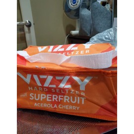 VIZZY Hard Seltzer Cooler Bag insulated 13.5x9x6” SUPERFRUIT Promo Swag NIP