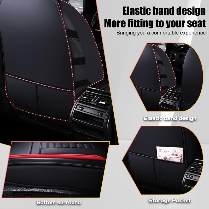 Niscarda Full Set Car Seat Covers for Ford F150 Raptor