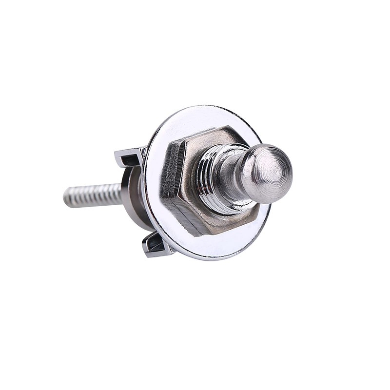 2Pcs Guitar Strap Lock Metal Button Strap Lock Straplocks Strap