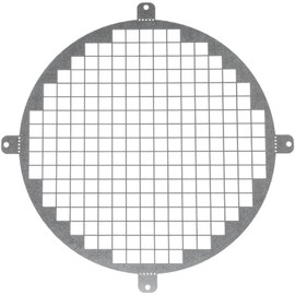 Repa Market 8" Inch / Ø200 mm Galvanized Steel Round Crawl Space Vent Grid - Inlet Outlet Ventilation Guard - Universal Metal Air Supply Exhaust Protection Mesh - Durable Duct Grille