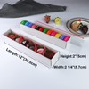 RomanticBaking 50 Pack Long Strawberry Boxes Macaron boxes Truffle Boxes