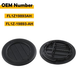 ELSOON 2Pcs FL1Z-19893-AH FL1Z19893AH Rear Ceiling AC Air Vent Louver Grille Compatible with Ford Expedition Lincoln Navigator 2015-2020 (Black)