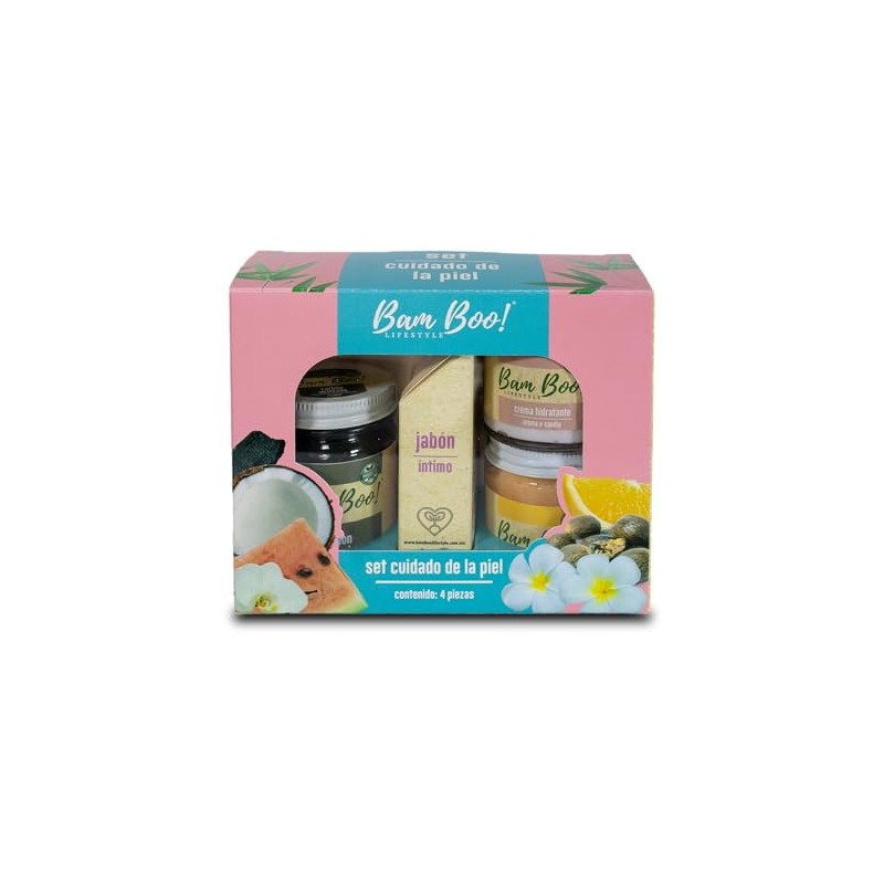 Set Cuidado de la Piel Bam Boo! Lifestyle 4 pzas