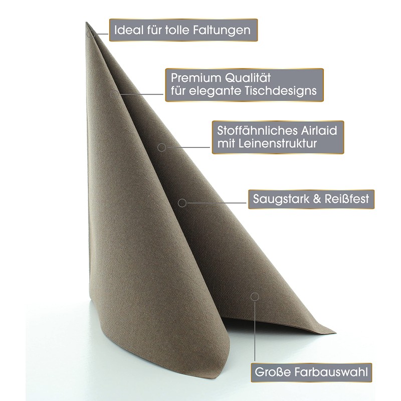 Prime Guest Airlaid Napkins 40 x 40 cm