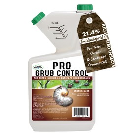 Pro Grub Control – 32oz - Concentrated Imidacloprid (21.4%) Insecticide for Trees, Shrubs & Landscape Ornamentals – Controls Aphids, Japanese Beetles, Weevils, Grub Larvae & More