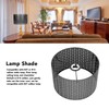 Drum Lamp Shade E27 E14 Clip Fir Leaf Shape Hollow