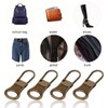 LUTER 6pcs Replacement Zipper Pull, Detachable Zipper Pull Tabs Metal