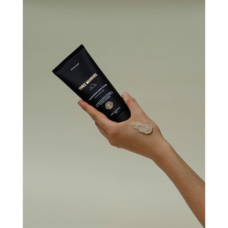 Three Warriors Exfoliating Tasmanian Sand Scrub 150g