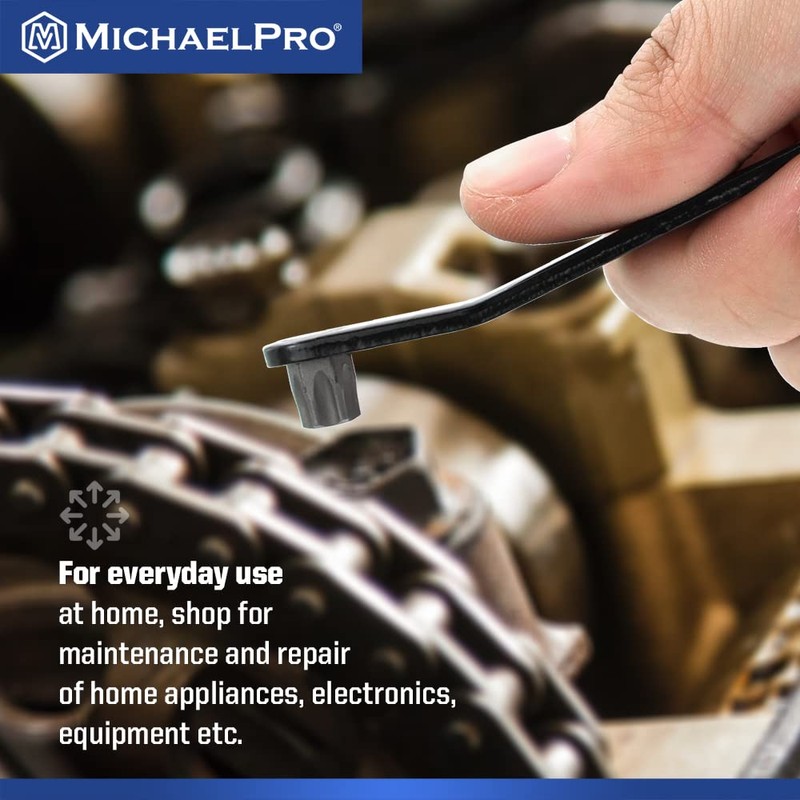 MichaelPro 5-Piece Ultra Low Profile Offset Screwdriver Set, Slim Profile