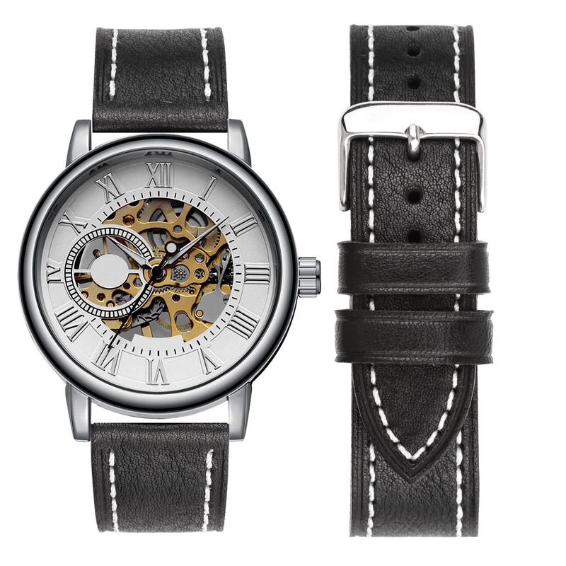 Berfine 20 mm Soft Vegetable Tanned Cowhide Leather Watch Strap,