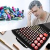 ShellKingdom Battery Organizer Storage Case with Tester, Battery Vault Case
