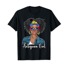 Antiguan Flag Souvenirs Woman Dress Girl Antigua & Barbuda T-Shirt