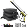 POHIR 5000PSI Pressure Washer Gun and 50ft Hose 4000psi, Extension