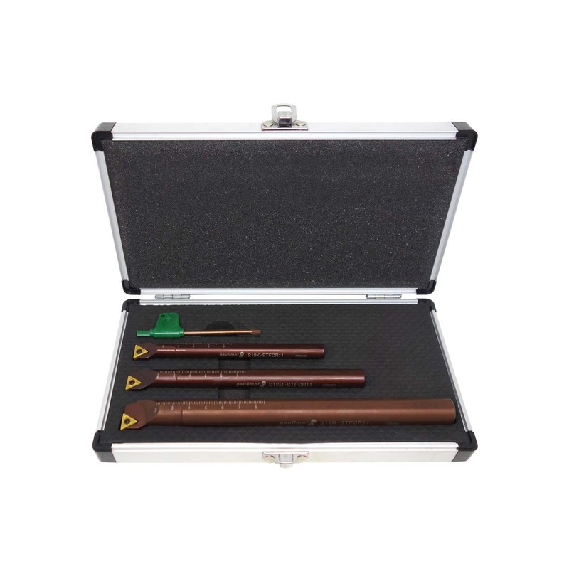 PAULIMOT Drill Bar Set 3 Pieces with Reversible Plates 10,