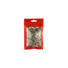 Red with Window Flat Reclosable Storage Bags for Small Business, Bulk, Freeze Dried Candy, Party Favor, Beauty Wax Melt, Accessories Packaging Bags with Hang Hole (100, 3.15 inch x 5.12 inch)