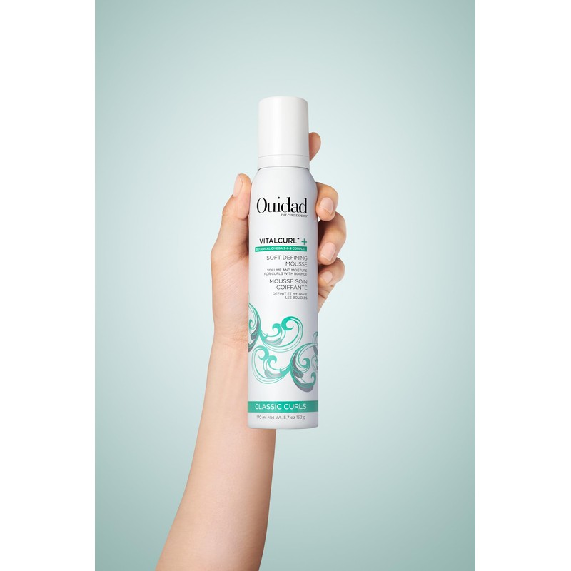 Ouidad VitalCurl+ Curl Defining Mousse, Lightweight Hair Foam, Styler for