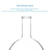StonyLab Glass 2000ml Long Neck Flat Bottom Flask, Borosilicate Glass