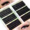 Ruairie Fluffy Cluster Lashes D Curl Volume Individual Eyelashes Clusters