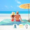 Ainiv Beach Blanket Beach Mat, Large Picnic Blanket 210 x