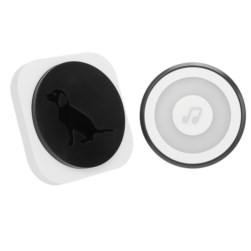 Wireless Pet Doorbell with Transmitter Receiver 4 Flashing Modes Touch